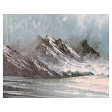 Oil on Canvas Seascape Framed Painting