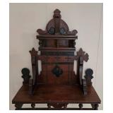 Incredibly Detailed Highly Carved Antique Victorian Wall Shelf