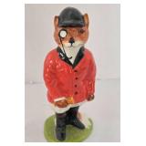 Ceramic Acorn Foxy Gent Figure