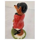 Ceramic Acorn Foxy Gent Figure