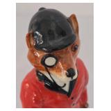 Ceramic Acorn Foxy Gent Figure