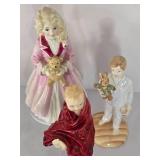 Three Collectible Royal Doulton Figurines including Royal Doulton Figurine This Little Pig