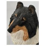 Pair of Sandicast Collie Figures