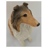 Pair of Sandicast Collie Figures