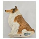 Pair of Sandicast Collie Figures