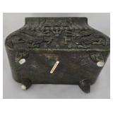 Vintage Chinese Hard Stone Coffer Box