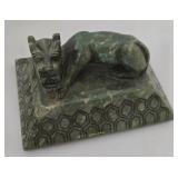 Vintage Chinese Hard Stone Coffer Box