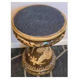 Vintage Chinese Dragon Motif Stool