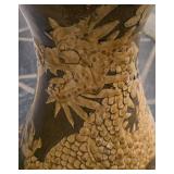 Vintage Chinese Dragon Motif Stool