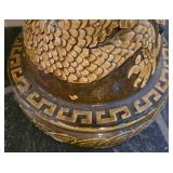 Vintage Chinese Dragon Motif Stool