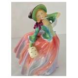 Royal Doulton Porcelain Figure Duo includes Royal Doulton Autumn Breezes HN 16911