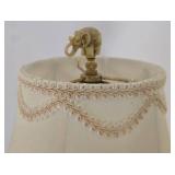 Pair of Ceramic Floral Table Lamps