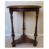 Vintage Marble-Topped Occasional Table