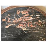Vintage Marble-Topped Occasional Table