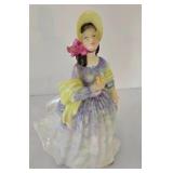 Pair of Royal Doulton Porcelain Figures including Royal Doulton The Young Miss Nightingale HN 201