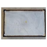 Large Marble & Metal Tray