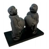 Sumo Wrestlers Figurine