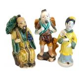 Variety of Vintage Asian Figurines