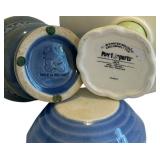 Petite Pedestal Plate, Fish Dish and Vase