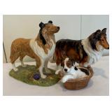 Three Royal Doulton Dog Figurines