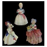 Royal Doulton Cassie, The Rag Doll and Babie Figurines