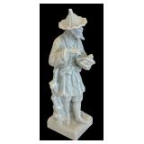 Fitz & Floyd Oriental Man with Basket of Fish Figurine