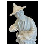 Fitz & Floyd Oriental Man with Basket of Fish Figurine