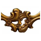 Elaborate Vintage Golden Framed Wall Mirror