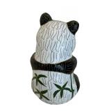 Two Adorable Panda Figurines