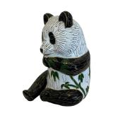 Two Adorable Panda Figurines