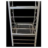 Wonderful White Metal Shelf