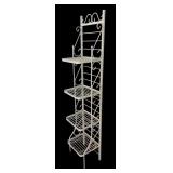 Wonderful White Metal Shelf