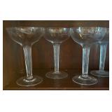 Ten Elegant Hollow Stemmed Glasses