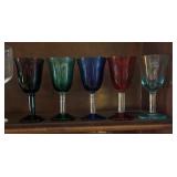 Variety of Stemware and Shot Glasses