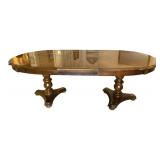 Elegant Vintage Dining Room Table / Vintage Italian Neoclassical Style Dining Room Table