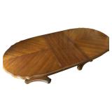 Elegant Vintage Dining Room Table / Vintage Italian Neoclassical Style Dining Room Table