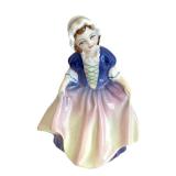 Fancy Lady Figurines by Royal Doulton and Coalport including Royal Doulton Dinky Do HN 1678
