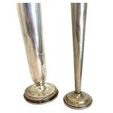 Vintage Weighted Sterling Silver Vases