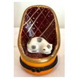 Cute Cat Motif Trinket Boxes