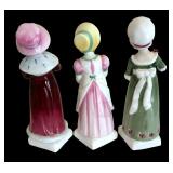 Sophie, Ruth and Emma Figurines by Royal Doulton