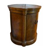 Distinctive Vintage Drum Table