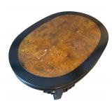 Mid Century Burled Coffee Table