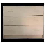 White Dresser with 3 Drawers by Techline