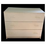 White Dresser with 3 Drawers by Techline