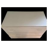White Dresser with 3 Drawers by Techline