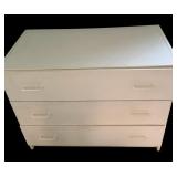 White Dresser with 3 Drawers by Techline