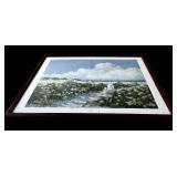 Beautiful "To The Beach" Wall Oil Art Signed by Ray Ellis 1996 NY Graphic Society