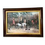 "Returning Home" Wall Art Dark Wood Frame