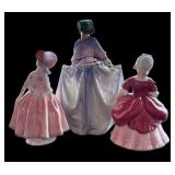 Royal Doulton Figurines including Lily, Sweet Anne and Valerie