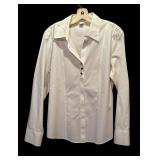 Neiman Marcus Red Blazer and White Button-Down Shirt